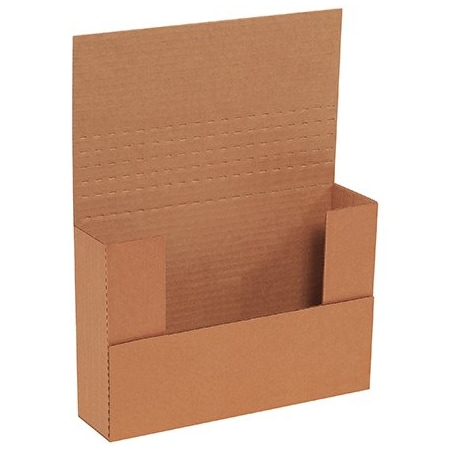 Bsc Preferred 9-5/8 x 6-5/8 x 2-1/2'' Kraft Easy-Fold Mailers, 50PK BUY00028895
